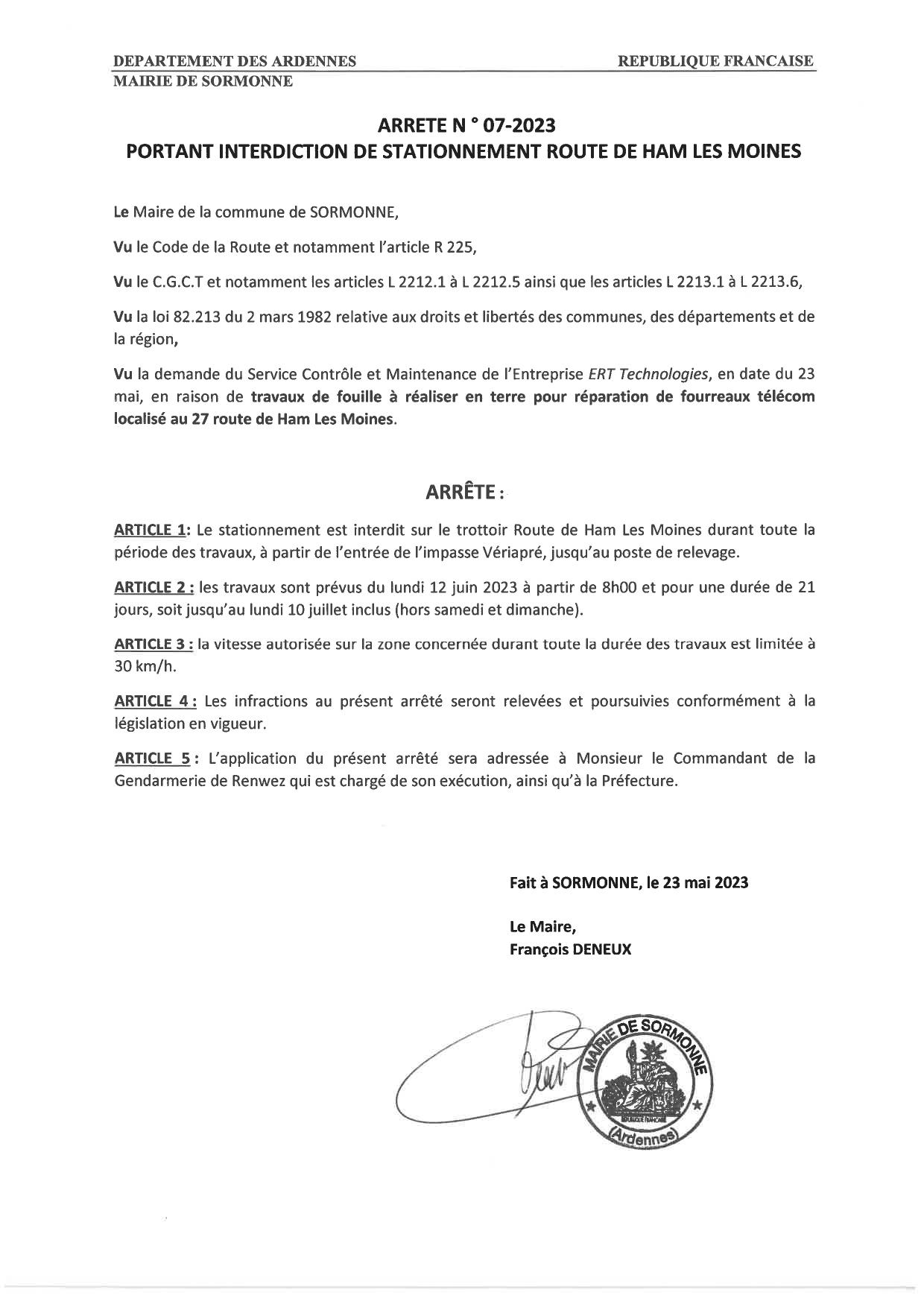 Arrete 7 2023 circulation rte hlm sormonne page 0001